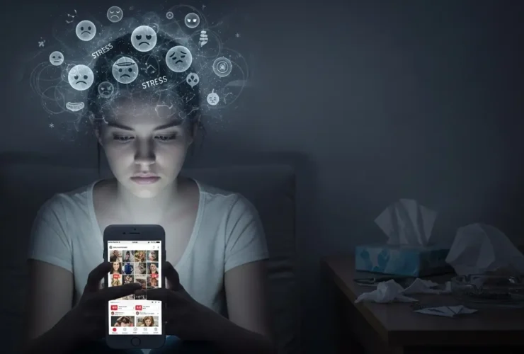 Social media effect on mental health